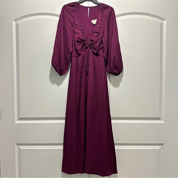ANTHROPOLOGIE MAEVE Deep Plunge Dress - Picture 3 of 10